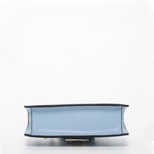 Load image into Gallery viewer, Small Leather Crossbody Bag Sky Blue Purse Studded Baby Blue Women's Handbag
