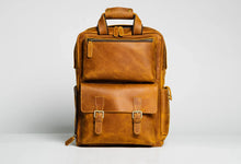 Load image into Gallery viewer, The MANN Bag | Large Capacity Leather Camera Backpack
