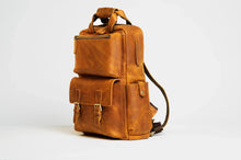 Load image into Gallery viewer, The MANN Bag | Large Capacity Leather Camera Backpack

