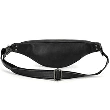 Load image into Gallery viewer, The Walcott Leather Waist Bag | Black Leather Fanny Pack
