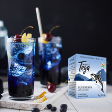 Load image into Gallery viewer, Blueberry Lavender Organic Black Tea | 100 Tea Bags
