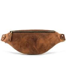 Load image into Gallery viewer, Wagner Leather Waist Bag | Full Grain Leather Fanny Pack
