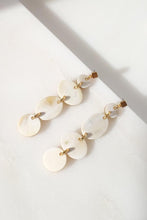 Load image into Gallery viewer, Xinh Xan Asymmetrical Geo Buffalo Horn Dangle Post Earrings
