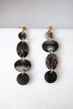 Load image into Gallery viewer, Xinh Xan Asymmetrical Geo Buffalo Horn Dangle Post Earrings
