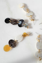 Load image into Gallery viewer, Xinh Xan Asymmetrical Geo Buffalo Horn Dangle Post Earrings
