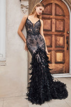 Load image into Gallery viewer, Feather Mermaid Gown
