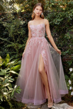 Load image into Gallery viewer, Fluttering Butterfly Applique A-Line Gown
