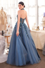 Load image into Gallery viewer, Strapless Lace Ball Gown &amp; Choker
