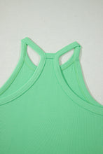 Load image into Gallery viewer, Sachet Pink Slim Tank Top Elastic High Waist Shorts 2pcs Outfit
