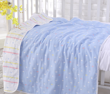 Load image into Gallery viewer, Pure Cotton 6-Layer Baby Bath Towel Blanket, 110cm
