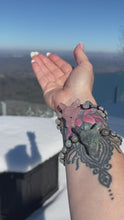 Load image into Gallery viewer, Wolf Spirit Animal Gemstone woven bracelet
