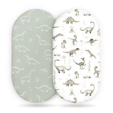 Load image into Gallery viewer, Elastic Printed Fitted Sheet for Baby Cradle &amp; Changing Table
