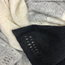 Load image into Gallery viewer, Color Block Alpaca Wrap Scarf
