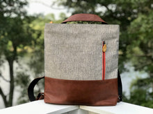 Load image into Gallery viewer, 3-in-1 tote + backpack + crossbody - the ROCKAWAY
