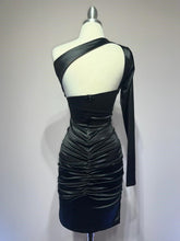 Load image into Gallery viewer, One Shoulder Satin Dress
