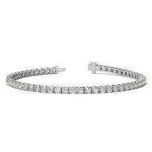Load image into Gallery viewer, 6.00 CTW AGI Certified Lab-Grown Diamond Tennis Bracelet in 14K Yellow or White Gold | G/VS Clarity
