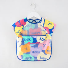Load image into Gallery viewer, Waterproof Long Sleeve Kids Smock Apron for Eating
