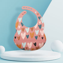 Load image into Gallery viewer, Silicone Baby Feeding Bib
