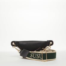 Load image into Gallery viewer, Chest Sling Bag Shoulder Sling Bag Small Black Handbag Leather Crossbody Sling Bag
