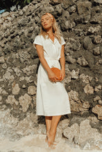 Load image into Gallery viewer, ARYA Safari Midi Shirt Dress
