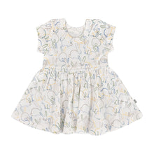 Load image into Gallery viewer, short sleeve twirl dress | bunnies
