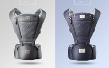 Load image into Gallery viewer, Baby Carrier with Bass Bear Hip Seat for Front Carry
