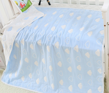 Load image into Gallery viewer, Pure Cotton 6-Layer Baby Bath Towel Blanket, 110cm
