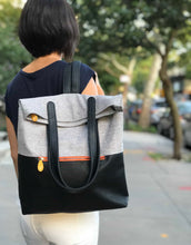 Load image into Gallery viewer, Greenpoint Convertible Backpack Tote with Trolley Sleeve
