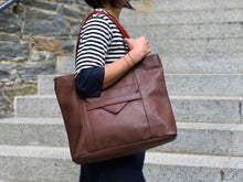 Load image into Gallery viewer, Borough Vegan Leather Tote
