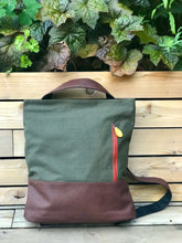 Load image into Gallery viewer, 3-in-1 tote + backpack + crossbody - the ROCKAWAY
