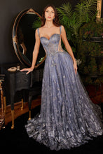 Load image into Gallery viewer, Glitter Corset Layered Ball Gown
