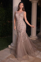Load image into Gallery viewer, Embellished Mob Mermaid Gown
