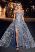 Load image into Gallery viewer, Strapless Glitter Mermaid Gown
