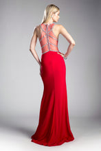 Load image into Gallery viewer, Beaded Stretch Knit Sheath Dress
