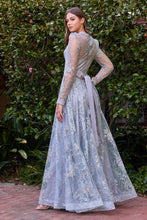 Load image into Gallery viewer, Long Sleeve Embellished Ball Gown
