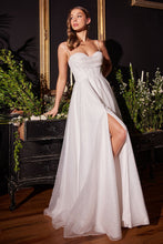 Load image into Gallery viewer, Glitter Flocked Bridal Ball Gown
