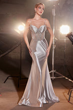 Load image into Gallery viewer, Satin Fitted Dress

