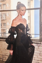 Load image into Gallery viewer, Strapless Ball Gown With Removable Sleeves
