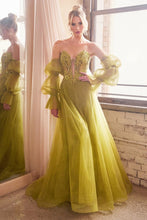 Load image into Gallery viewer, Strapless Ball Gown With Removable Sleeves
