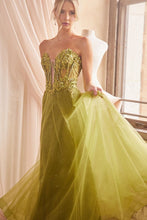 Load image into Gallery viewer, Strapless Ball Gown With Removable Sleeves
