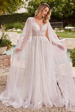 Load image into Gallery viewer, A-Line Bridal Gown With Long Sleeves
