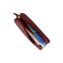 Load image into Gallery viewer, Centennial Multipurpose Leather Pencil Case and Makeup Bag

