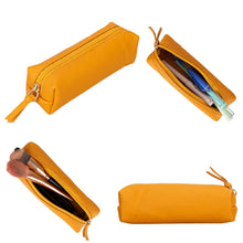 Load image into Gallery viewer, Centennial Multipurpose Leather Pencil Case and Makeup Bag
