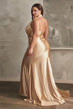Load image into Gallery viewer, Halter Satin Gown Curve
