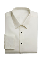 Load image into Gallery viewer, "Como" Ivory Laydown Tuxedo Classic Fit Shirt

