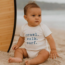 Load image into Gallery viewer, graphic bodysuit | crawl walk surf
