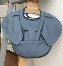 Load image into Gallery viewer, Baby Meal Pocket Waterproof Bib with Angel Wing Design
