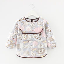 Load image into Gallery viewer, Waterproof Long Sleeve Kids Smock Apron for Eating
