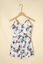 Load image into Gallery viewer, Multicolour Camouflage Printed Cropped Tank Athleisure 2pcs Short Set

