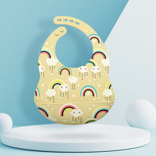 Load image into Gallery viewer, Silicone Baby Feeding Bib
